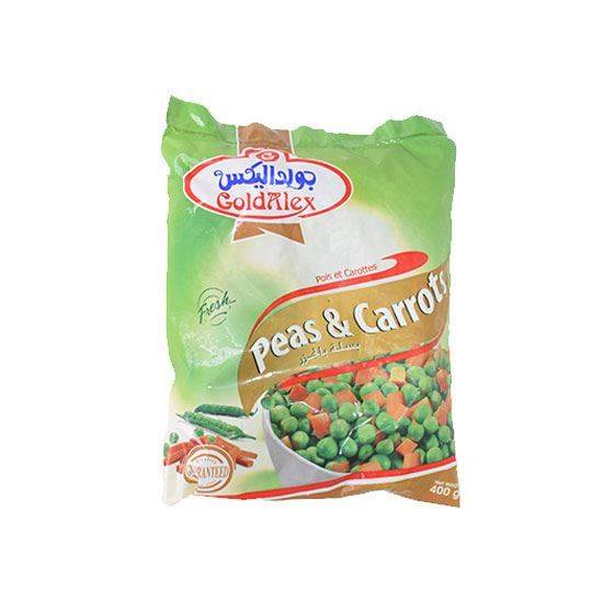 Picture of Goldalex Frozen Peas With Carrots ( 400 GM *  20 Pouch )