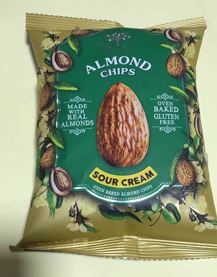Picture of Temole Almond Chips Sour Cream (40 GM * 24 Pouch  )
