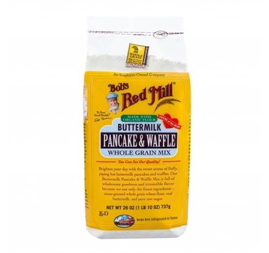 Picture of BRM BUTTERMILK PANCAKE & WAFFLE WHOLE GRAIN MIX (ORGANIC FLOUR) 737 GM