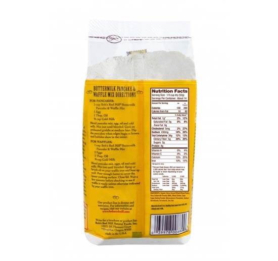 Picture of BRM BUTTERMILK PANCAKE & WAFFLE WHOLE GRAIN MIX (ORGANIC FLOUR) 737 GM