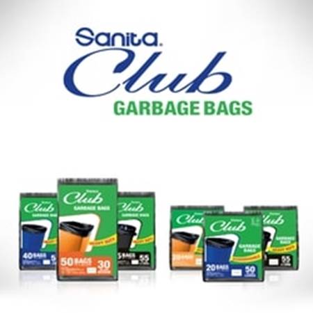Sanita Club - Garbage Bags 30 Gallons Medium 20 Bags