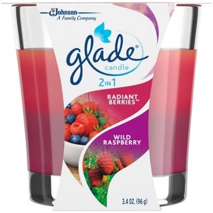 Picture of GLADE CANDLE Radiant BERRIES & WILD RASPBERRY 3.4 OZ