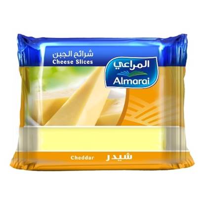 Picture of ALMARAI CHEESE SLICES CHEDDAR  FULL FAT 200G (1X12)
