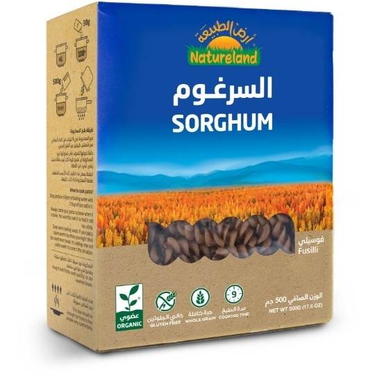 Picture of Fusilli Sorghum Pasta, 500g, organic