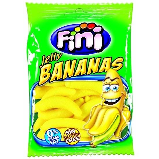 Picture of Fini Jelly Bananas CANDY GLUTEN FREE 0% FAT 100 GM