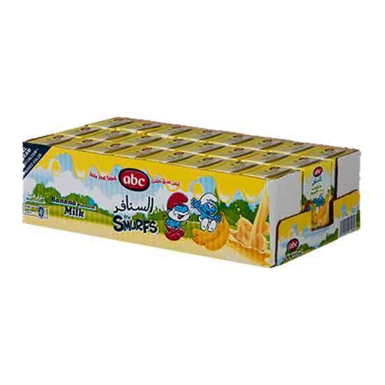 Picture of ABC Smurf Banana Milk 135 ML × 24 PC