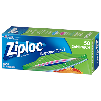 Picture of Ziploc Sandwich Bags 50  