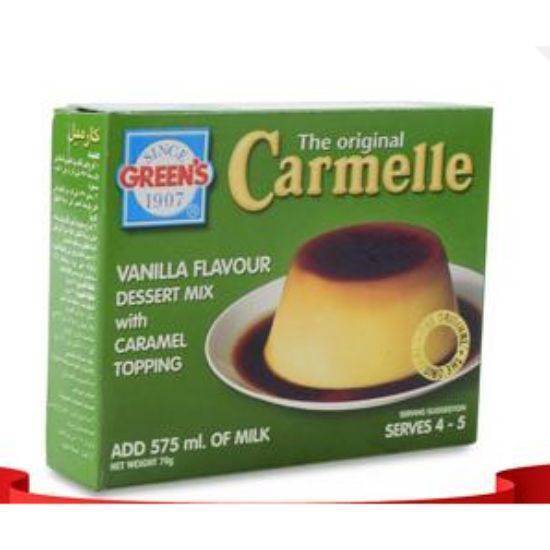 Thawaaq Kuwait Food Marketplace Green S Carmelle Vanila Flavour Dessert Mix With Caramel Top