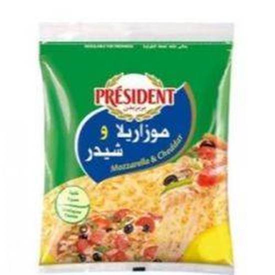 Picture of President Shredded (Mozarella+Cheddar)450gm*8