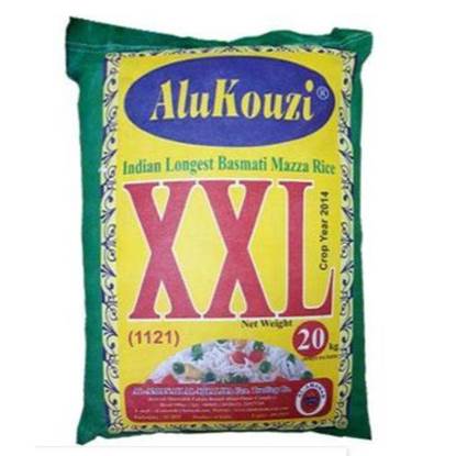 Picture of Alukouzi XXL Rice Basmati Cream Sella for Bukhari & Mandi 20kg*2