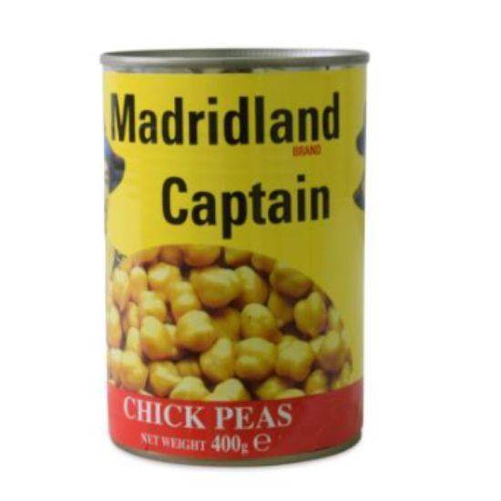 Picture of Madrid Land Captain Chick Peas 24 x 400g