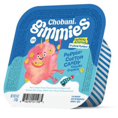 Picture of Chobani Gimmies Yoghurt Cotton Candy Crunch PlsCnt 4OZ