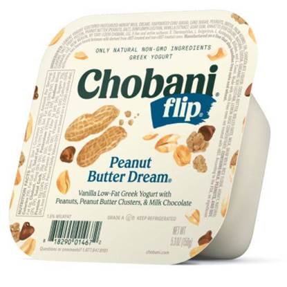 Picture of Chobani Greek Yoghurt Flips Peanut Butter Dream PlsCnt 5.3OZ