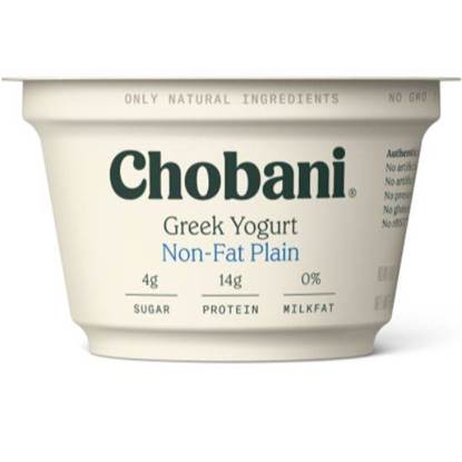 Picture of Chobani Greek Yoghurt NF Plain PlsCnt 16OZ