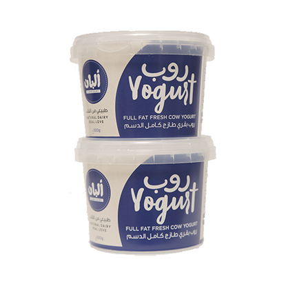 Picture of Alban Yoghurt Cow Full Fat 500g Dual Pack