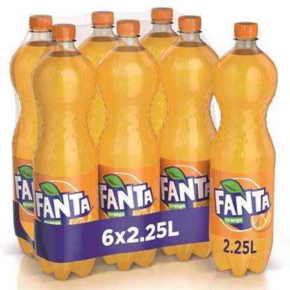 Picture of Fanta Orange PET 2.25L 6Pack 