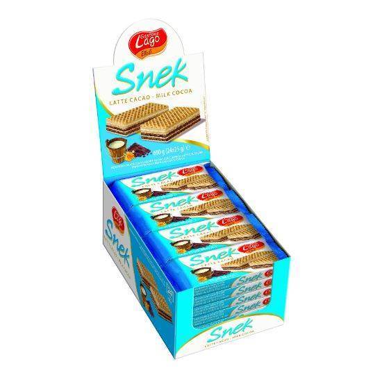 Picture of Lago Snek Wafer Milk&Cocoa 25 g x24