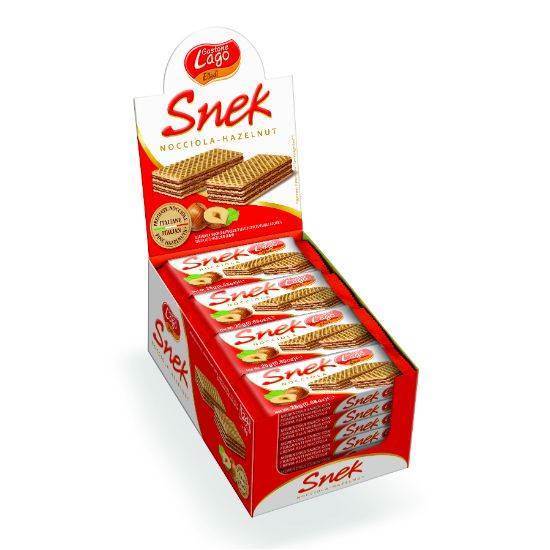 Picture of Lago Snek Wafer Hazelnut 25 g x 24