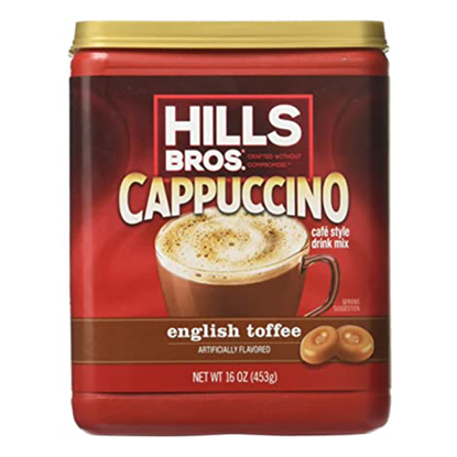 Picture of HILLS BROS Ctns English Toffee Cappuccino 453g