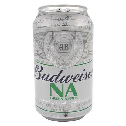Picture of Budweiser Green Apple - Cans 355 ml ( 6 Pcs )*4