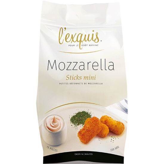 Picture of L'EXQUIS - MINI MOZZARELLA STICKS 250 GRS