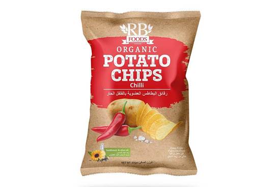 Picture of RB FOODS Organic potato Chips with Chili 40g