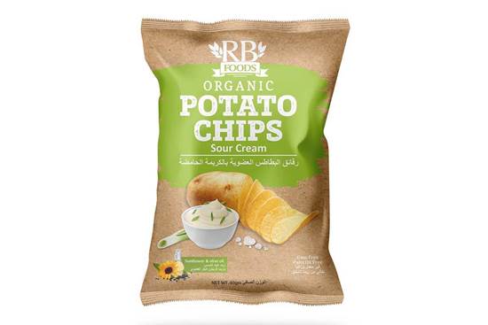 Picture of RB FOODS Organic potato Chips with Sour Cream 40g