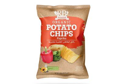 Picture of RB FOODS Organic Potato Chips With Paprika 40g