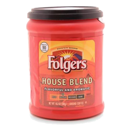 Picture of FOLGERS HOUSE BLEND GROUND COFFEE MEDIUM 292 GMS