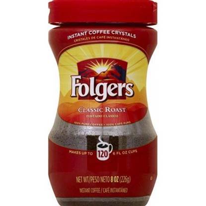 Picture of FOLGERS INSTANT COFFEE CRYSTALS CLASSIC ROAST 226 GMS
