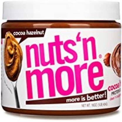 Picture of NUTS N MORE - HIGH PROTEIN + PEANUT SPREAD - COCOA HAZELNUT 