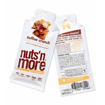 Picture of NUTS N MORE  PROTEIN SUPERFOOD TOFFEE CRUNCH  SNACK PACK 