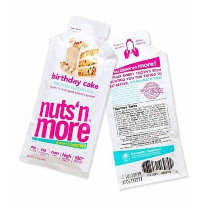Picture of NUTS N MORE PROTEIN SUPERFOOD BIRTHDAY CAKE SNACK  PACK 