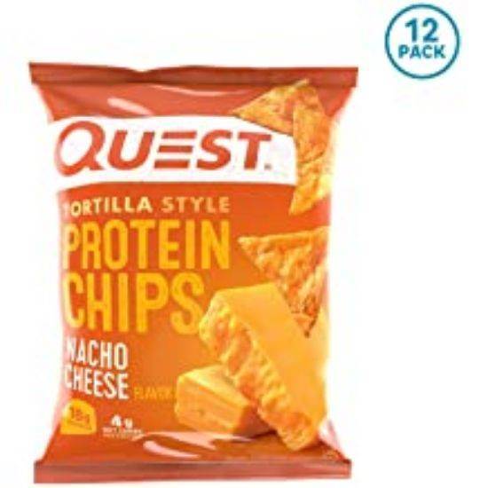 Picture of QUEST PROTEIN CHIPS NACHO CHEESE  FLAVOR 